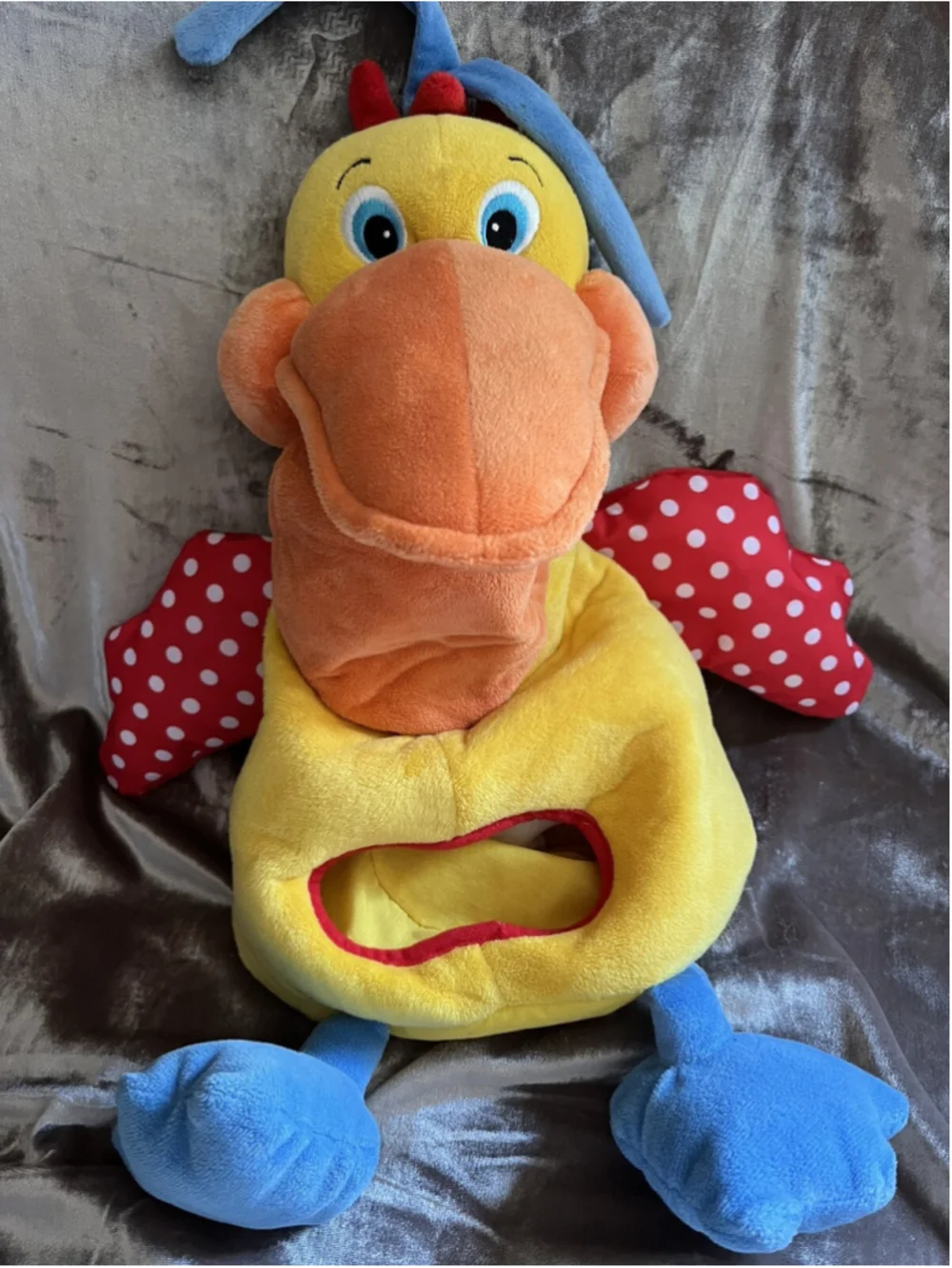 MELISSA AND DOUG K'S KIDS HUNGRY PELICAN #9154 PLUSH FIGURE TOY. SEE PHOTOS